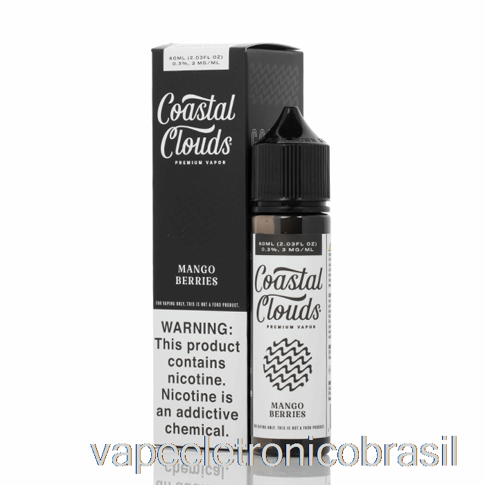 Vape Recarregável Manga Berries - Nuvens Costeiras Co. - 60ml 3mg